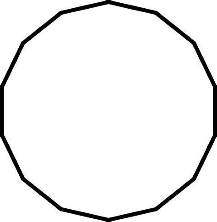 14sided Polygon ClipArt ETC