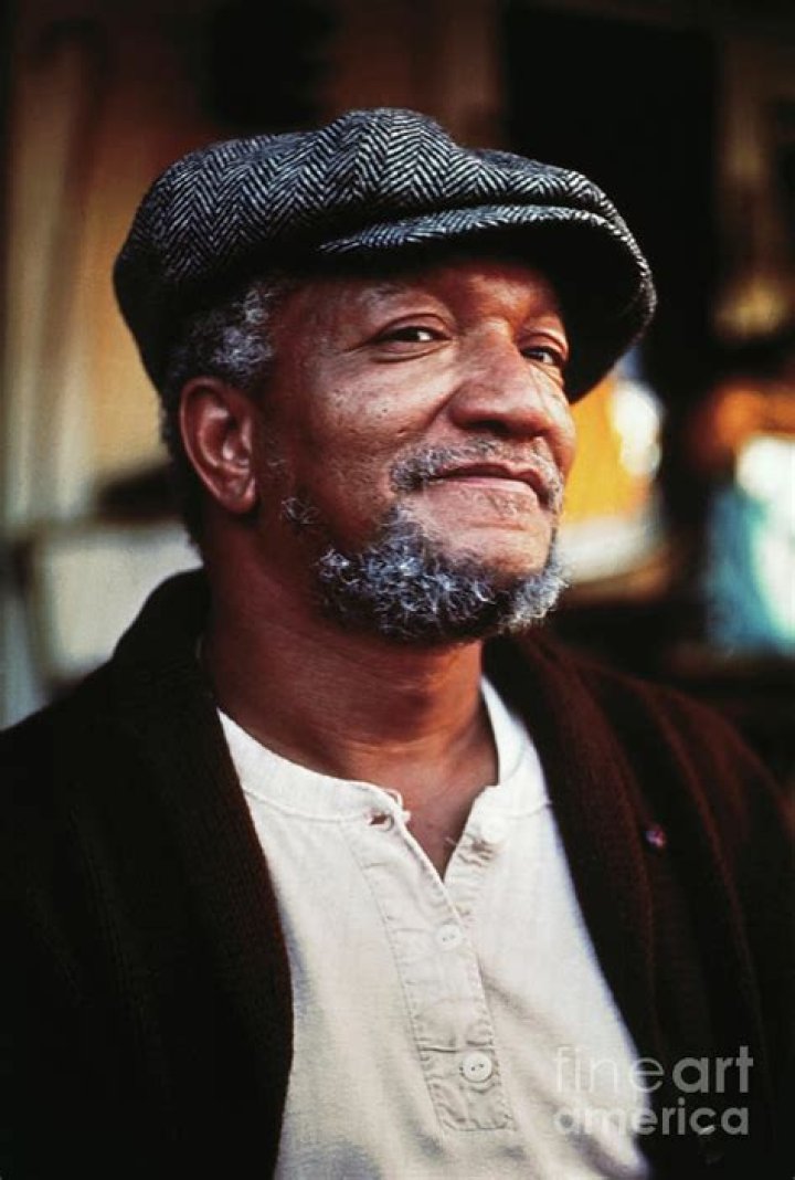 A portrait of Redd Foxx wearing a blue pinstriped suit in New York, circa 1970 | Photo: Getty Images