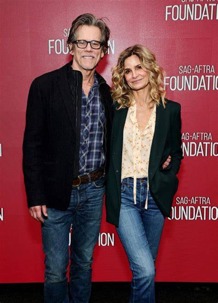 Actors Kyra Sedgwick (L) and Kevin Bacon attend the 2022 Outfest Los Angeles LGBTQ+ Film Festival closing night “They/Them” world premiere at Ace Hotel on July 24, 2022, in Los Angeles, California. | Source: Getty Images