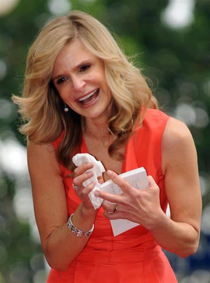 Actress Kyra Sedgwick reacts as she is honored with a star on the Hollywood Walk of Fame in Hollywood on June 8, 2009. | Source: Getty Images