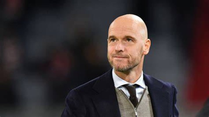 Ajax manager Erik Ten Hag pictured in October 2020