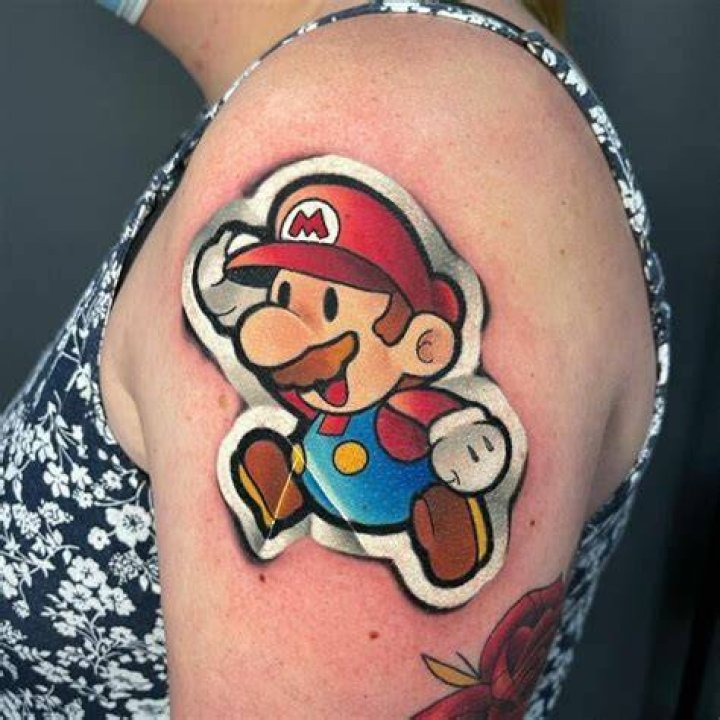 Amazing tattoos look like stickers