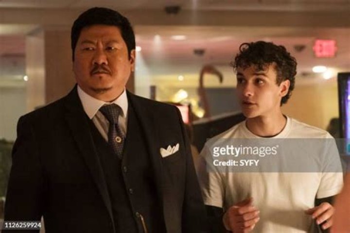 Benedict Wong and Benjamin Wadsworth in Deadly Class SYFY