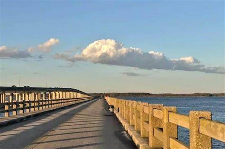 Bill returned to the pier after a brief sojourn and the couple resumed their trudge along the shoreline.