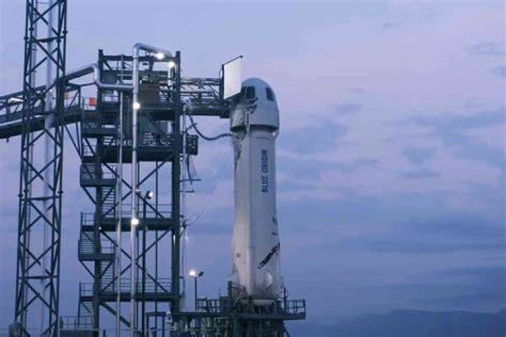 Blast off: Jeff Bezos' aerospace manufacturing company, Blue Origin, will launch their New Shepherd rocket on July 20. The billionaire will be on board the launch flight
