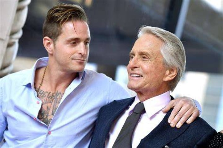 Cameron Douglas, Michael Douglas, and Catherine Zeta-Jones pose at the Michael Douglas Star On The Hollywood Walk Of Fame ceremony on November 6, 2018 in Hollywood, California. | Source: Getty Images
