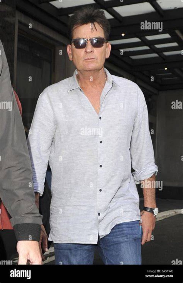 Charlie Sheen seen leaving Annabels on April 10 in London, England.| Source: Getty Images