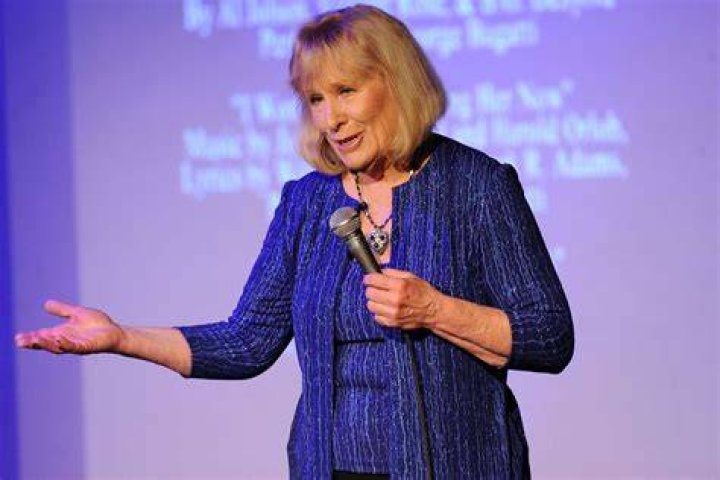 Christina Crawford speaks about "Joan Crawford: The Ultimate Movie Star" film during the Turner Broadcasting in 2002. / Source: Getty Images