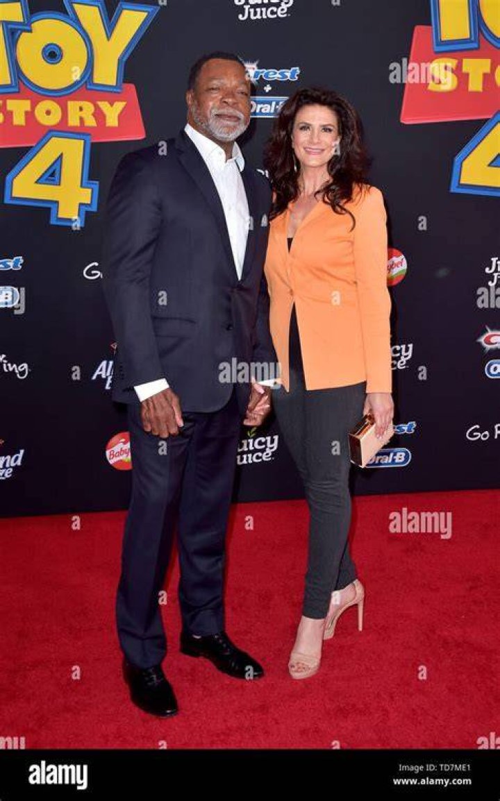 Christine Klvdjian and Carl Weathers arrive at the premiere of Lucasfilm's first-ever, live-action series, "The Mandalorian," at the El Capitan Theatre in Hollywood, Calif. on November 13, 2019. | Source: Getty Images