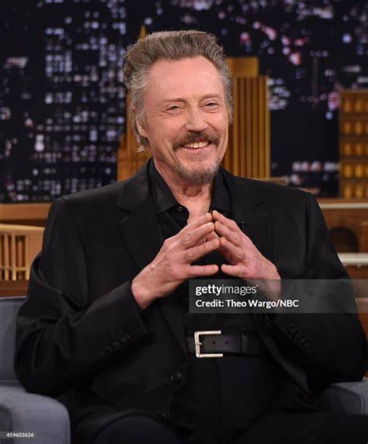 Christopher Walken Visits "The Tonight Show Starring Jimmy Fallon" at Rockefeller Center on November 26, 2014 in New York City. | Source: Getty Images