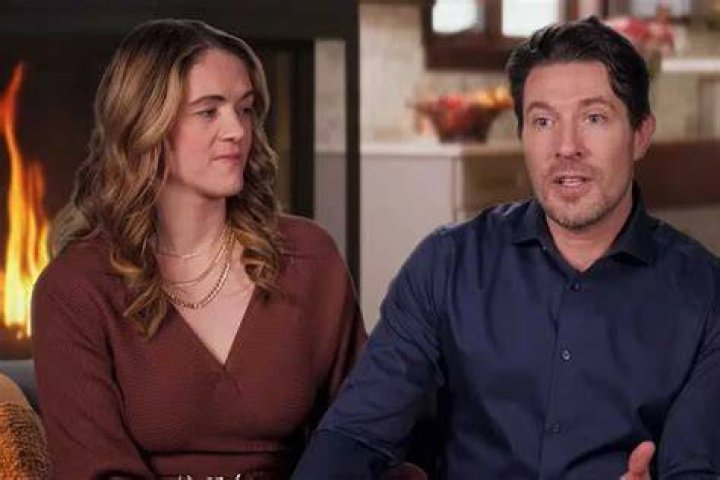 Dannielle and Garrick during a 'Seeking Sister Wife' interview segment