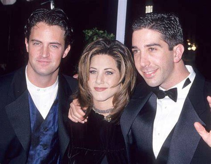 David Schwimmer, Matthew Perry, Jennifer Aniston, Matt LeBlanc at the Ritz Carlton Hotel in Pasadena, California | Source: Getty Images
