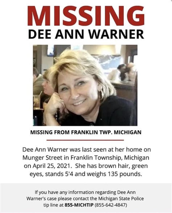 Dee Ann Warner Missing Update 2023, What Happened to Dee Ann Warner?