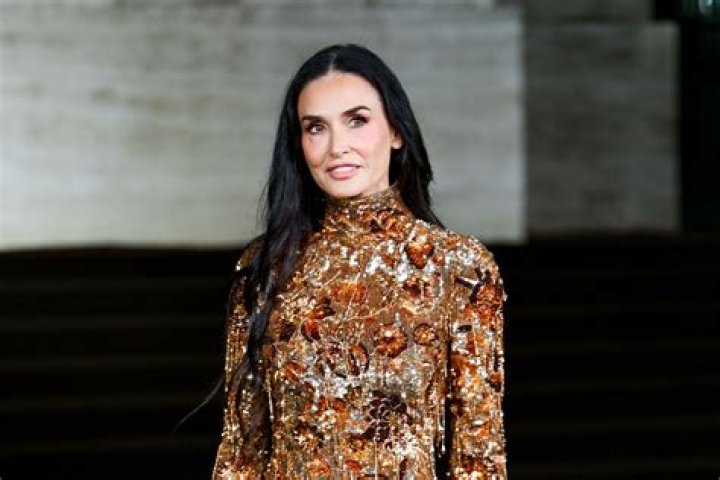 Demi Moore during the signing of her memoir "Inside Out" at Barnes & Noble Union Square on September 24, 2019 in New York City. / Source: Getty Images