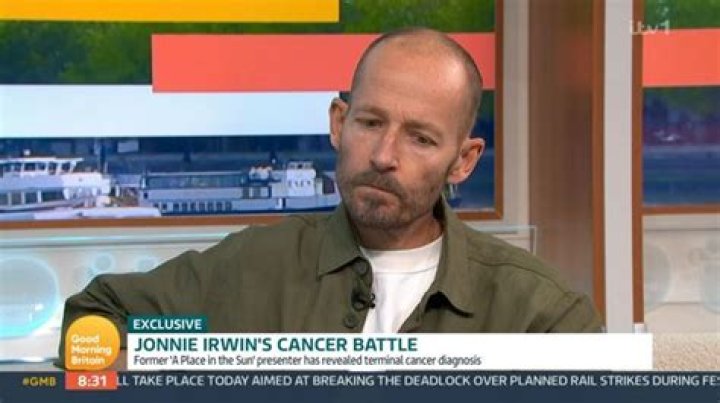 Fears: Jonnie recently said he kept his terminal cancer diagnosis a secret over fears he might lose work if TV bosses discovered he was dying (pictured with fellow A Place in the Sun presenter Jasmine Harman)