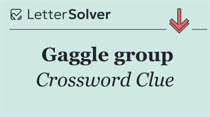 Gaggle components Crossword Clue NYT