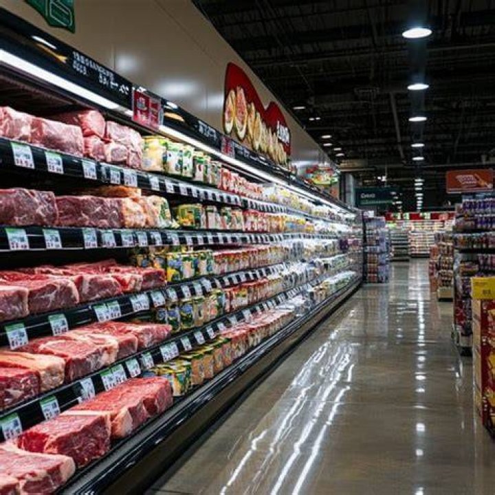 grocery store meat aisle