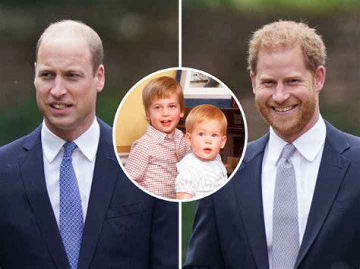 Harry and William at the unveiling of a statue of their mother Princess Diana at Kensington Palace in London on July 1, 2021