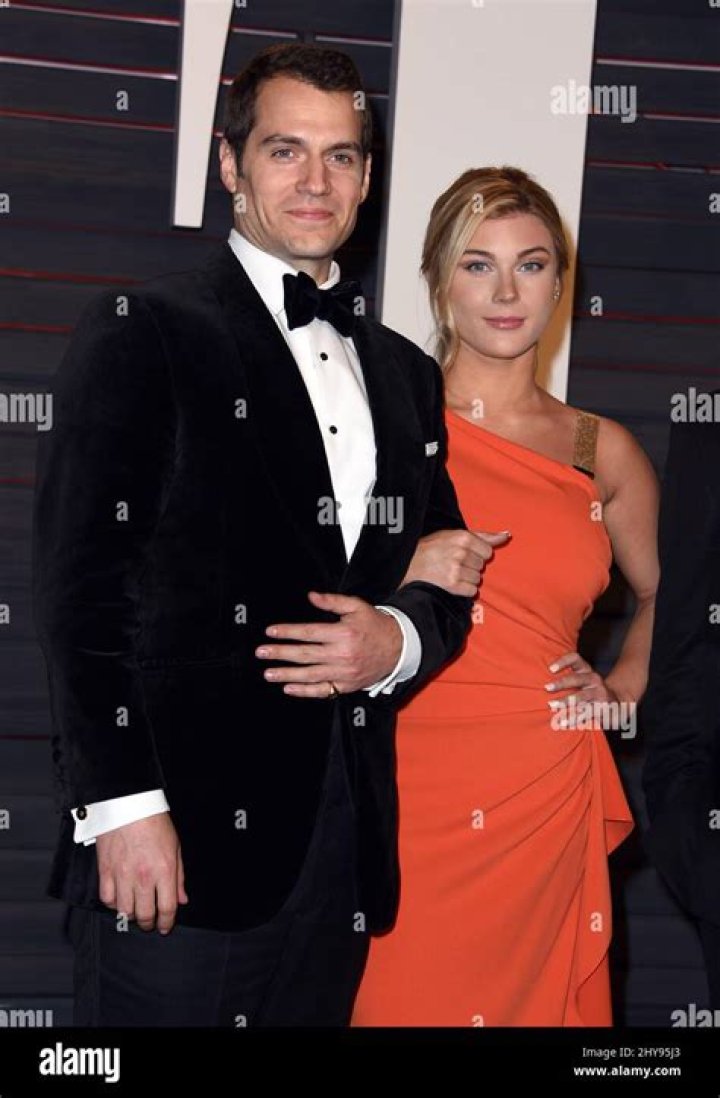 Henry Cavill and Tara King at the European Premiere of "Batman V Superman: Dawn Of Justice" on March 22, 2016, in London, England | Source: Getty Images
