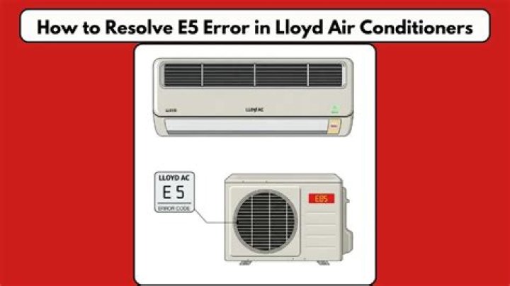 How to Fix Lloyd Inverter AC E5 Error Code? Complete Guide