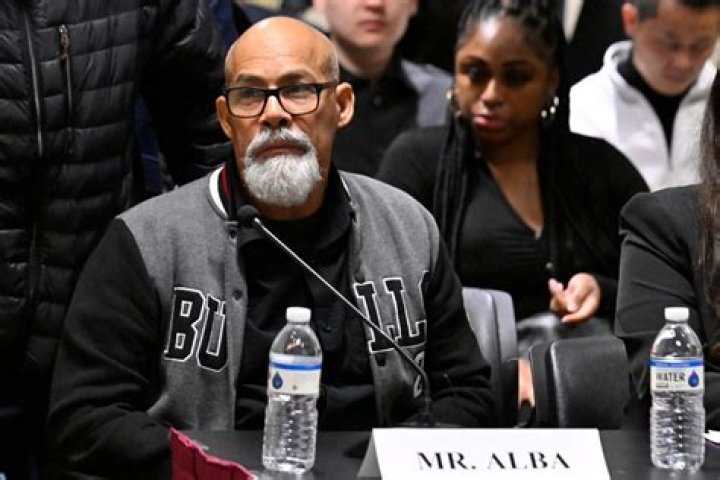 Jose Alba, 61, the Manhattan bodega worker charged with murder for stabbing a man who assaulted him, is pictured earlier this month after being released on bail
