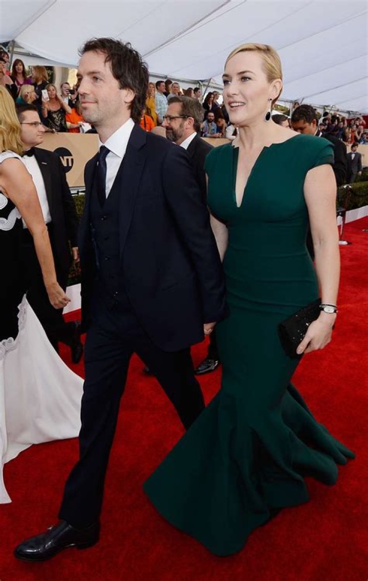  Kate Winslet and Edward Abel Smith at the 'Prix de Diane Longines 2014' on June 15, 2014, in Chantilly, France. | Source: Getty Images