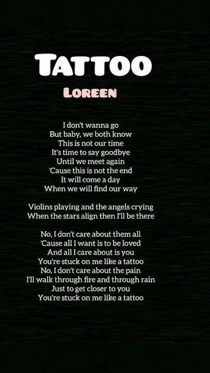 Loreen Tattoo Lyrics: The Mesmerizing Lines