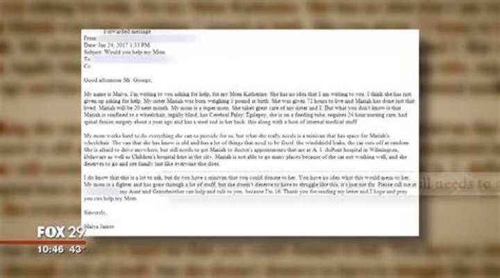 Maiya wrote an email to Dani's Auto, seeking help for her mother. | Photo: 