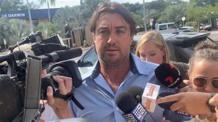 Matt Wright, 43, faced court on Wednesday charged in connection with the deadly helicopter crash which killed Wilson in croc-infested swamps on the King River, 500km east of Darwin