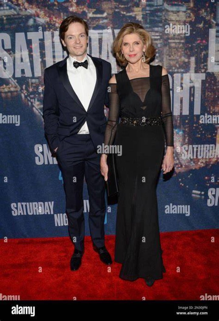 Matthew Cowles and Christine Baranski at The Plaza Hotel on December 13, 2009 in New York City. | Photo: Getty Images