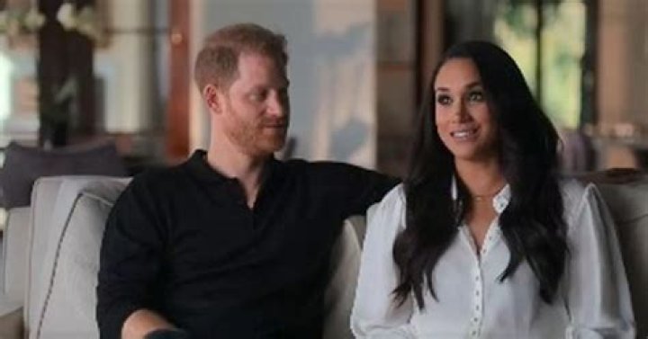 Meghan Markle (thought to be pictured in her office) has given a glimpse into the $14.65million Montecito mansion she shares with Prince Harry and their two children Archie and Lilibet