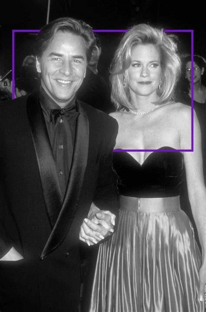 Melanie Griffith and Don Johnson at the Doobie Brothers concert after-party on April 4, 1975 | Source: Getty Images