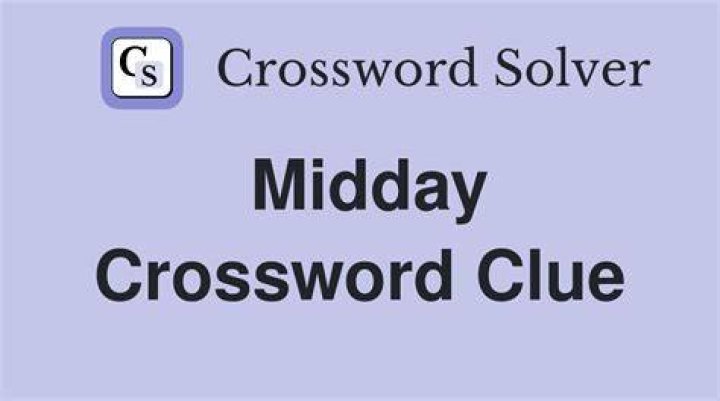 Midday Crossword Clue