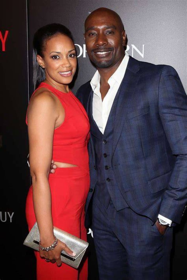 Morris Chestnut and his wife Pam arrive at the premiere of Universal Pictures' "The Best Man Holiday" at the Chinese Theatre on November 5, 2013 in Los Angeles, California | Photo: Getty Images