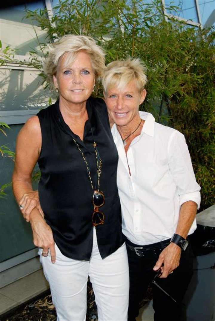 Nancy Locke and her partner actress Meredith Baxter attend the L.A. Gay & Lesbian Center's 2013 "An Evening With Women" gala at The Beverly Hilton Hotel on May 18, 2013 in Beverly Hills, California. | Source: Getty Images