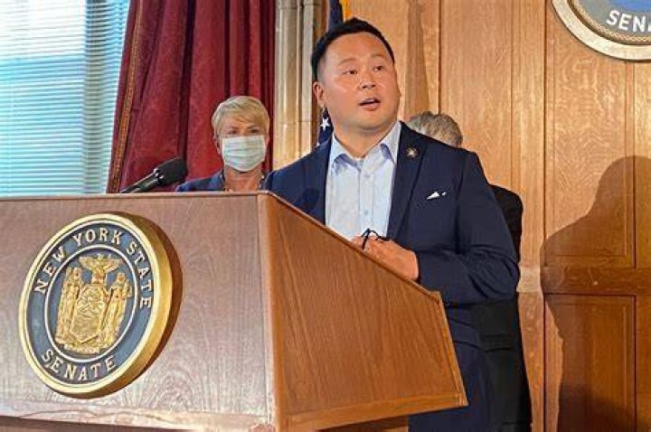 New York State Assemblyman Ron Kim (pictured in June 2020), a Democrat from Queens and a fierce critic of Cuomo, claimed that DeRosa wanted to resign but Cuomo talked her out of it. A spokesperson for the governor denied Kim's claim
