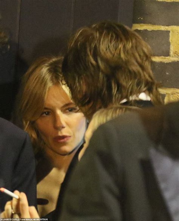 Old friends: Sienna and Jordan have hung out in the same circles for years through their modelling work