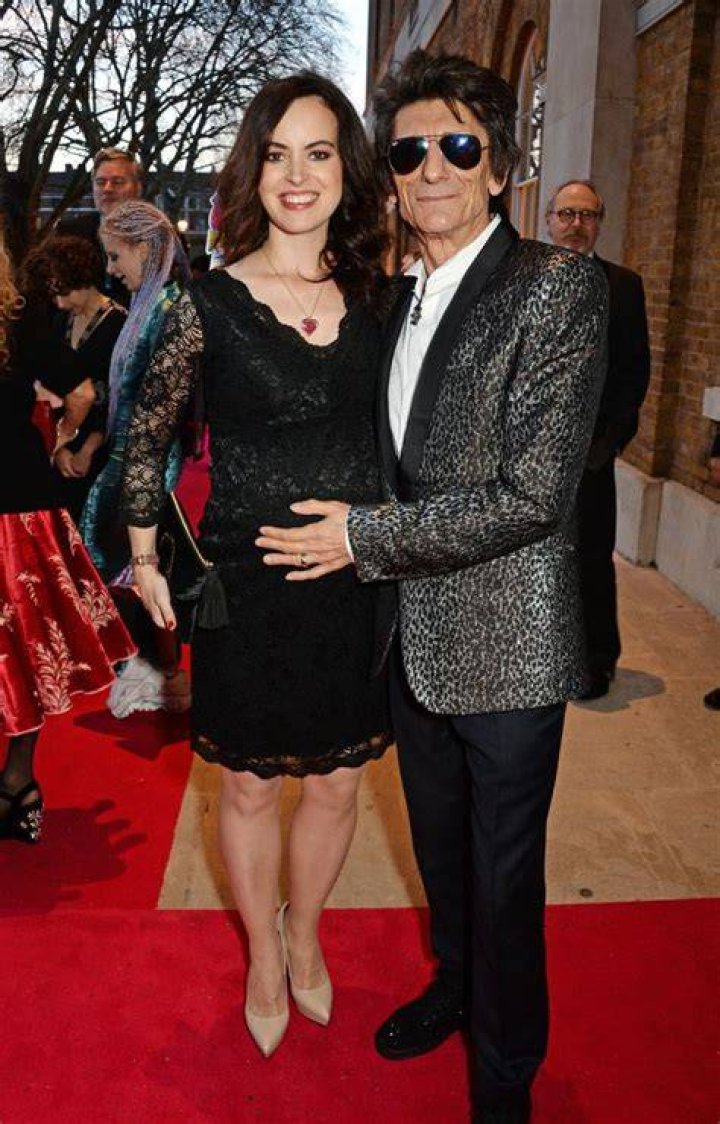 Sally and Ronnie Wood at Punchestown Racecourse in April, 2015 in Naas, Ireland | Source: Getty Images