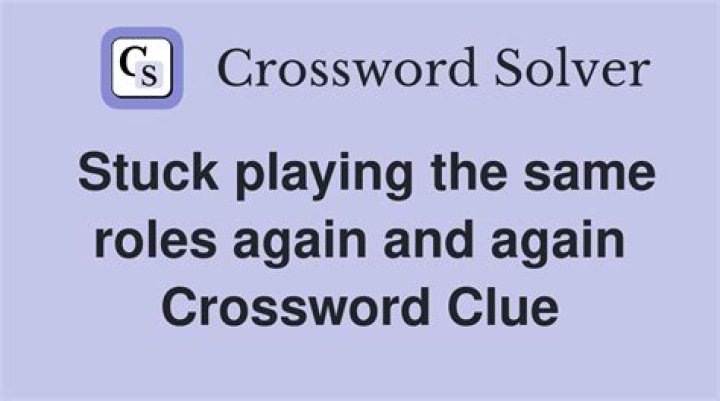 Saying same again and again Crossword Clue Puzzle Page