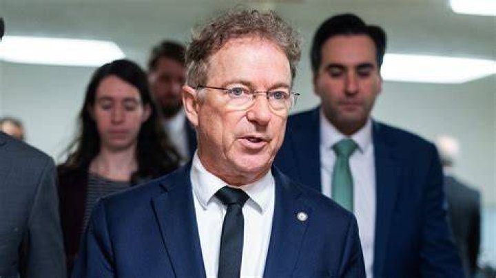 Sen. Rand Paul on Tuesday criticized the Biden administration for 'beating the drums' to admit Ukraine to N.A.T.O., suggesting it was the reason for Russia's invasion