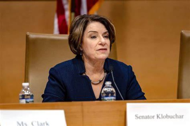 Senator Amy Klobuchar (D-Minn.) at abortion rally
