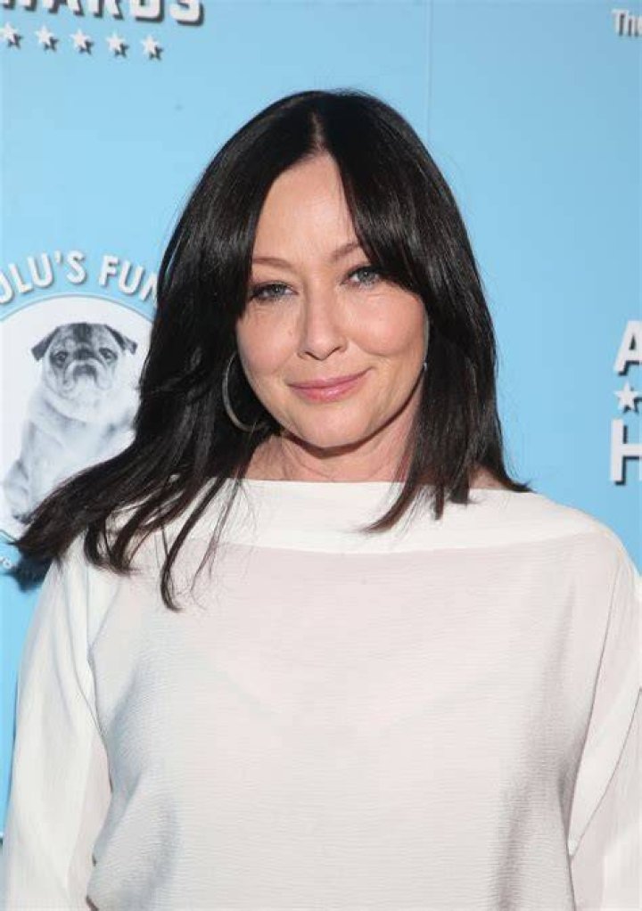 Shannen Doherty at the American Cancer Society's Giants of Science Gala in Los Angeles, California on November 5, 2016 | Source: Getty Images