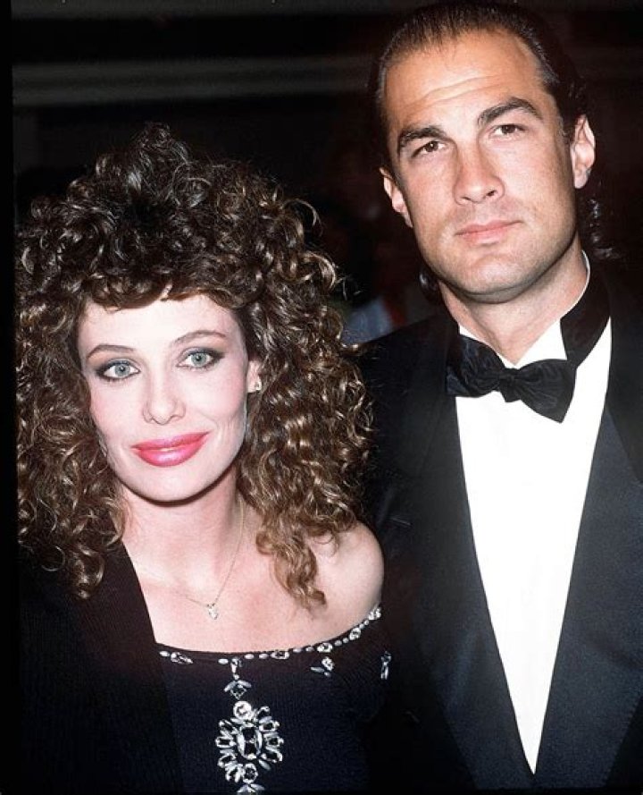 Steven Seagal and Kelly LeBrock at the film premiere of "Out for Justice" on April 14, 1991. / Source: Getty Images