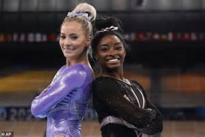 The elite athletes donned two different leotards by GK Elite, the official apparel sponsor of the USA Gymnastics national team, with each one custom-made for the woman wearing it and decked out in about 3,500 Swarovski crystals