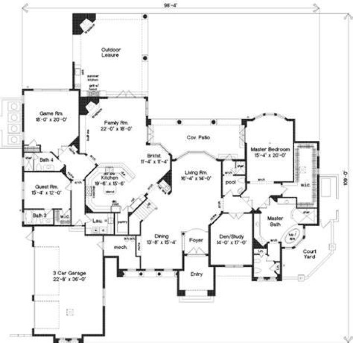 The home spans 6,399 square feet across 0.58 acres of land