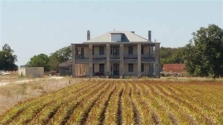 The house in Texas Chainsaw Massacre 2022 and the house from the original Texas Chainsaw Massacre movie in 1974.