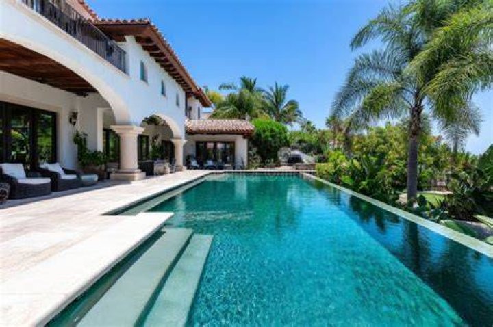 The property includes a large pool