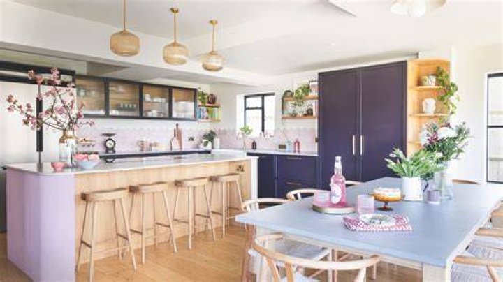 The spruced-up kitchen area and living space of Mila Kunis' family condo | Source: