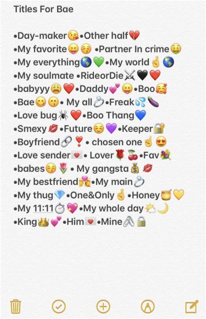 Titles for bae on snap Contact names for boyfriend, Names for girlfriend, Names for boyfriend