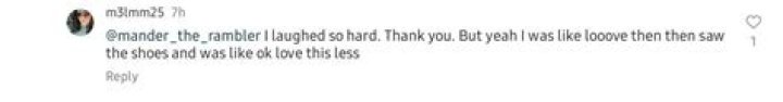 User comment dated October 5, 2023 | Source: Instagram/pagesix